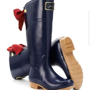 Joules Women's Evedon Rain Boot, French Navy